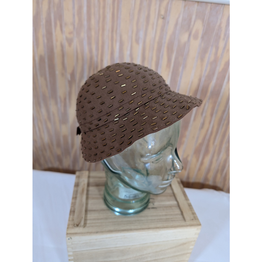 Vintage Women's Flore Miller Hat, One Size, Brown - Picture 4 of 10
